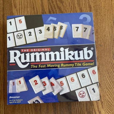 Pressmans The Original Rummikub Fast Moving Rummy Tile Game NIB Unopened - Image 1 of 4