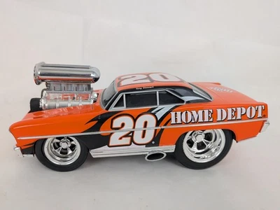MUSCLE MACHINES 1/18  1967 Chevy Nova  #20 Tony Stewart Home Depot NASCAR - Image 1 of 4