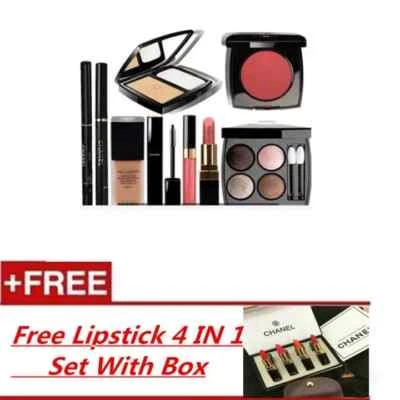 9 In 1 Make Up Set + Box + Paper Bag + Free Lipstick 4IN1 Set With Box - Image 1 of 3
