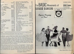 THE BASIC MOVEMENTS OF SQUARE DANCING, 1 THRU 50.1950'S?-AMER.SQUARE DANCE SOC. - Picture 1 of 2