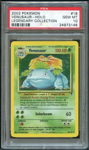 Pokemon Venusaur Holo PSA 10 Gem Mint 18/110 Legendary Collection  - Picture 1 of 2