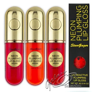 Lápiz labial vegano reactivo a los rayos UV Stargazer NEON brillo labial - Imagen 1 de 6