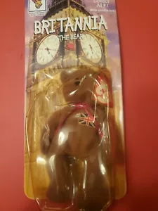 RARE ERRORS BRITANNIA THE BEAR NIB TY BEANIE BABIES RONALD MCDONALD CHARITIES - Picture 1 of 4
