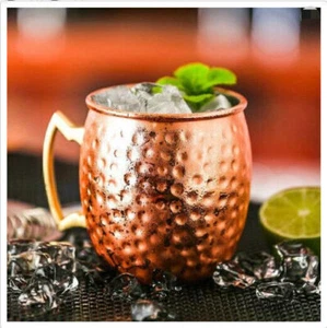 1X Moscow Mule Becher Tassen 530ml Handgemachte Kupfertassen Bar Cup - Bild 1 von 3