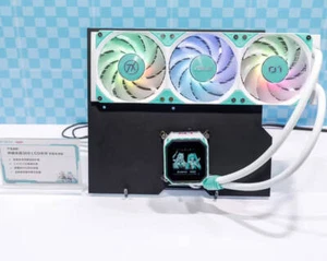 ASUS TX Gaming 360 LC AM4/5 Hatsune Miku 2.8-inch LCD adiator Liquid CPU - Picture 1 of 9