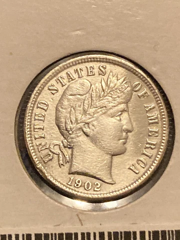 1902 p Barber Dime bu Cover