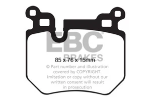 EBC Orangestuff Rear Brake Pads for BMW 1 Series E82 Coupe 135 3.0 Turbo 2011>13 - Picture 1 of 1