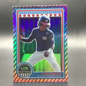 EJ WASHINGTON 2025 USA Stars & Stripes STRIPES ADP - Picture 1 of 2