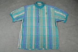 Nicklaus Polo Shirt Mens Extra Large Multicolor Striped Golf Short Sleeve - Picture 1 of 14