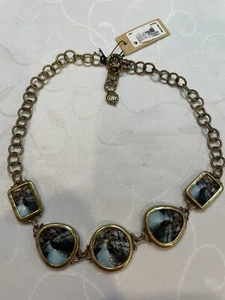 Collar PATRICIA NASH Venecia Postal Filigrana Rus Oro Nuevo con Etiquetas - Imagen 1 de 8