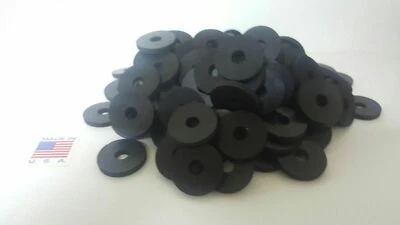 AAR 1/2" ID Thick Rubber Washers 1 1/2" OD 1/4" THK MADE IN THE USA FREE SHIPPING