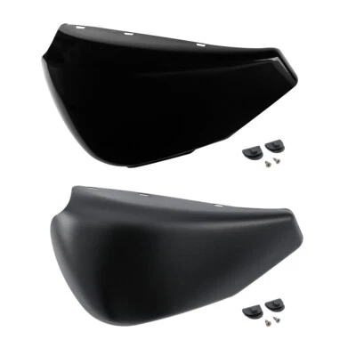 Cubierta lateral izquierda batería negro mate/brillante apta para Harley Sportster 883 1200 04-2013 Foto 1 de 4