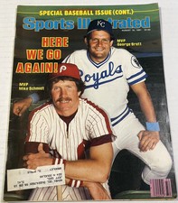 VTG Sports Illustrated Magazine August 10, 1981 Mike Schmidt & George Brett MVP