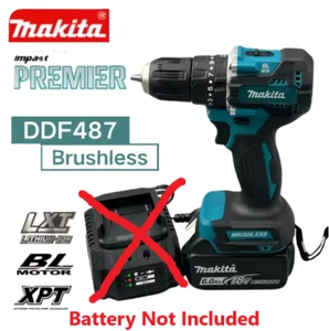 Makita DDF487 18V Screwdriver Cordless Percussion Drill Electric Variable Speed - Picture 1 of 7