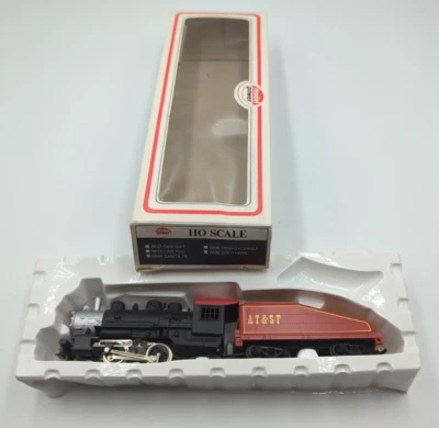 HO Scale Model Power #6634 Steam Engine+Tender AT&SF Locomotive Santa Fe-Tested - Image 1 of 4