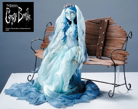 Jun Planning Corpse Bride Emily with Bench Collection Doll w/Box Cover