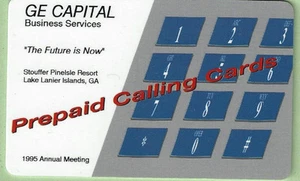 TK 37 tarjeta telefónica/tarjeta telefónica General Electric Capitan 1995 reunión anual - Imagen 1 de 1