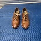Women's Frye Brown Lace-up Heeled Derby Shoes - 74501 - Size 9.5B