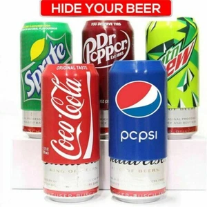 1-5PCS Hide A Beer Can Covers Bottle Sleeve Case Cola Cover Bottle Hide Beverage - Picture 1 of 16