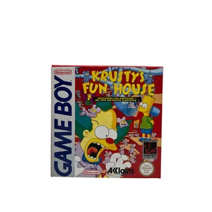 Krusty's Fun House - Juego Nintendo Gameboy - EMBALAJE ORIGINAL & CIB como nuevo - Imagen 1 de 10