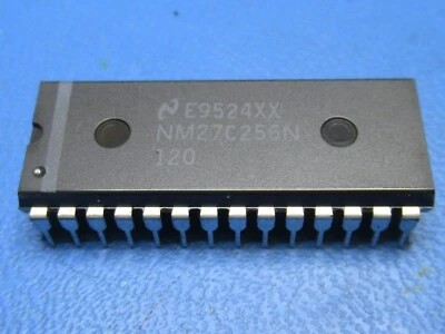 NATIONAL SEMICONDUCTOR (1) NM27C256N120 OTP EPROM 120NS 28 PIN PLASTIC DIP NM27C256N-120 32Kx8 256K NEW