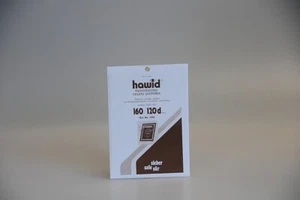 Hawid stamp mounts black Klemmtaschen klemstroken 160x120 mm - Bild 1 von 1