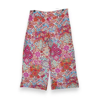 Pantalones Palazzo para mujer Lauren Ralph Lauren multicolor pierna ancha talla grande Foto 1 de 4
