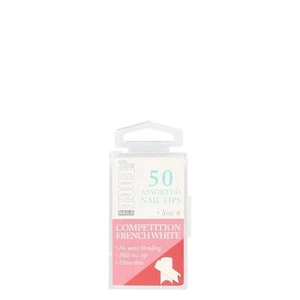 The Edge Nails Competition French White Assorted Tips Size 6 (50 Pack) - Imagen 1 de 1