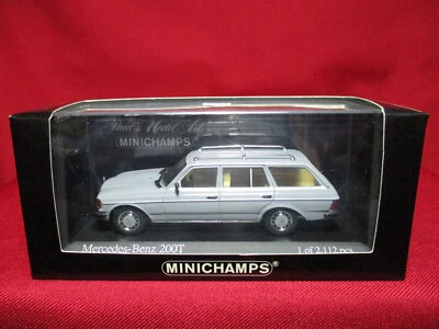 1/43 Scale 1980 Mercedes Benz 200T Station Wagon Grey Ltd Ed 2112 Pcs Minichamps - Image 1 of 4