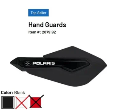 Polaris 600/800/850 Indy/SKS/Rush/Switchback/Pro RMK BLACK Hand Guards-2879192 - Image 1 of 3