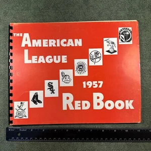 1957 Baseball Red Book American League AL Official Media Guide MLB Yearbook - Picture 1 of 8