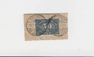 Deutsches Reich 1922 MiNr. 246 auf kleinem Briefstück, mit Vollstempel - Bild 1 von 1