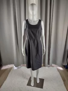 Nine West Womens Gray Sheath Sleeveless Round Neck Back Zip Midi Dress Size 8 - Picture 1 of 13