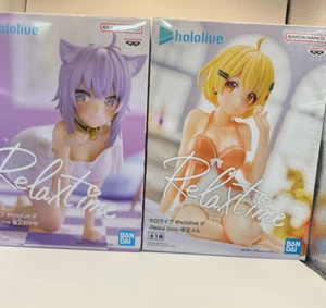hololive Figure -Relax time- Okayu , Yozora Mel 2types set Bandai Japan - Picture 1 of 5