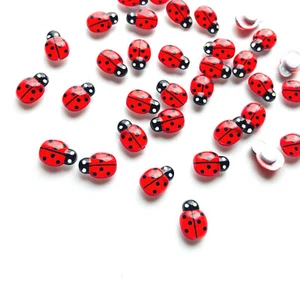 Escarabajo acrílico autoadhesivo 9x13 mm escarabajo de la suerte decoración decoración dispersa manualidades DIY - Imagen 1 de 3