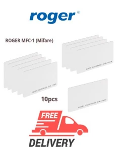 Roger ROGER MFC-1 (Mifare) 13,56 MHz Mifare ISO Größe dünne PVC-Karte (10 Stück) - Bild 1 von 1