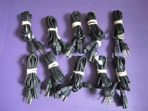 lot=10  3 Prong AC Power Cord US Plug Monitor, PC, Desktop, Printer, Adapter - Picture 1 of 6