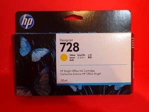 HP 728 YELLOW Standard Yield Ink Cartridge (F9J65A) - Picture 1 of 5