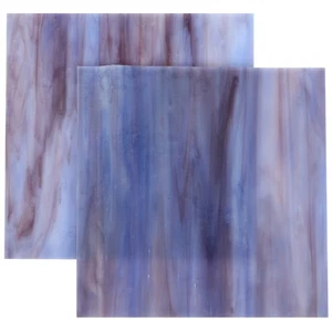 2Pcs Glass Tiles for Crafts Glass Sheets Stained Glass Pieces Decorative Piece f - Picture 1 of 10