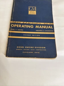 Manual de operación de motores GM diésel modelo 71 manual de operación - Imagen 1 de 11