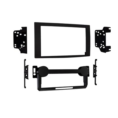 Metra 95-6533B Black Double-DIN Stereo Dash Kit 2004-2010 Chrysler Dodge Jeep - Image 1 of 2