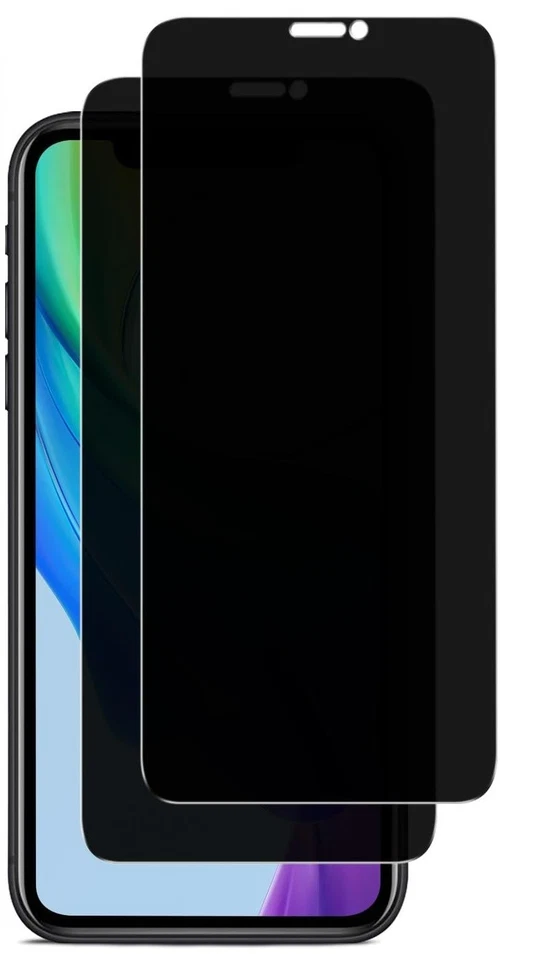 Tela de privacidade vidro temperado anti-espião para iPhone 11 Pro Max/Xs Max - Imagem 1 de 1