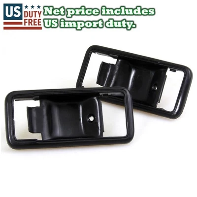 Par de biseles de puerta negros 1971-77 para Toyota Celica TA22 23 TA27 RA28 TA28 GT LT ST Foto 1 de 4