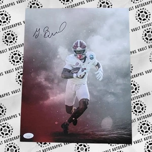Foto firmada por Germie Bernard 11x14 Alabama Crimson Tide fútbol americano certificado de autenticidad JSA NCAA  - Imagen 1 de 1