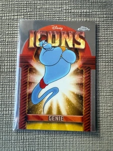 2025 Topps Chrome Disney Icons Genie  #DI-30 Aladdin - Picture 1 of 2