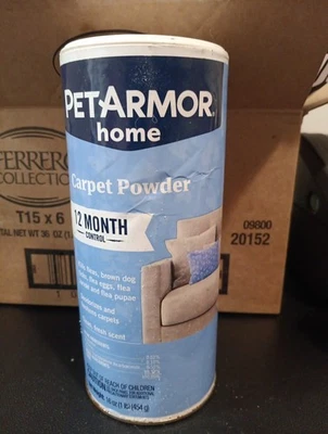 PetArmor 家用和地毯粉末驱虫剂 - 16 盎司 — 第 1/2 张图片