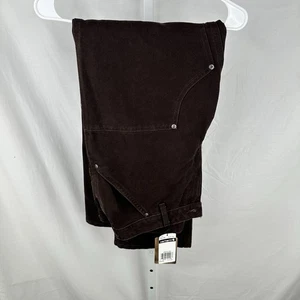 NWT Carhartt Women's Black WB136-DKB Cotton Carpenter Pants - Size 14X30 - Picture 1 of 8