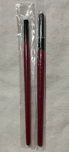 2 NEW Smashbox EYE SHADOW Brush # 30 & EYE LINER Brush #28 - Sealed FULL SIZE - Picture 1 of 5