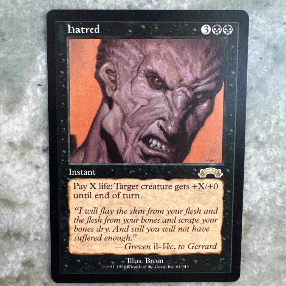 Rare MTG - Magic The Gathering: Exodus: Hatred #61/43 LP - Image 1 of 4