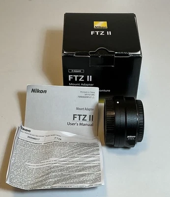 Adaptador de Montaje Nikon FTZ II; “Caja Abierta” Nuevo Estado Foto 1 de 3
